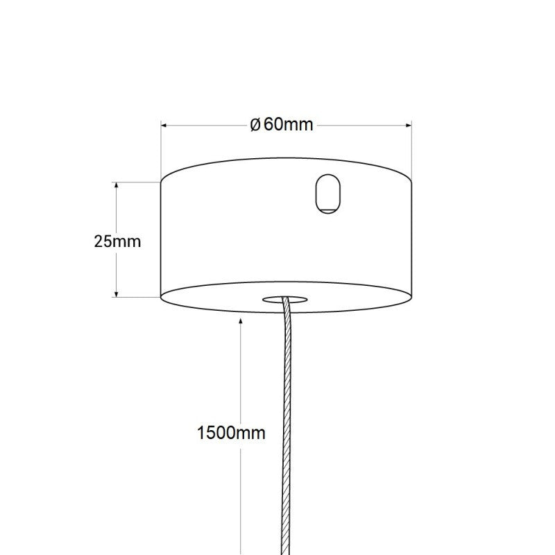 Carril magnético 48V + kit de suspensión - 1 metro (10)