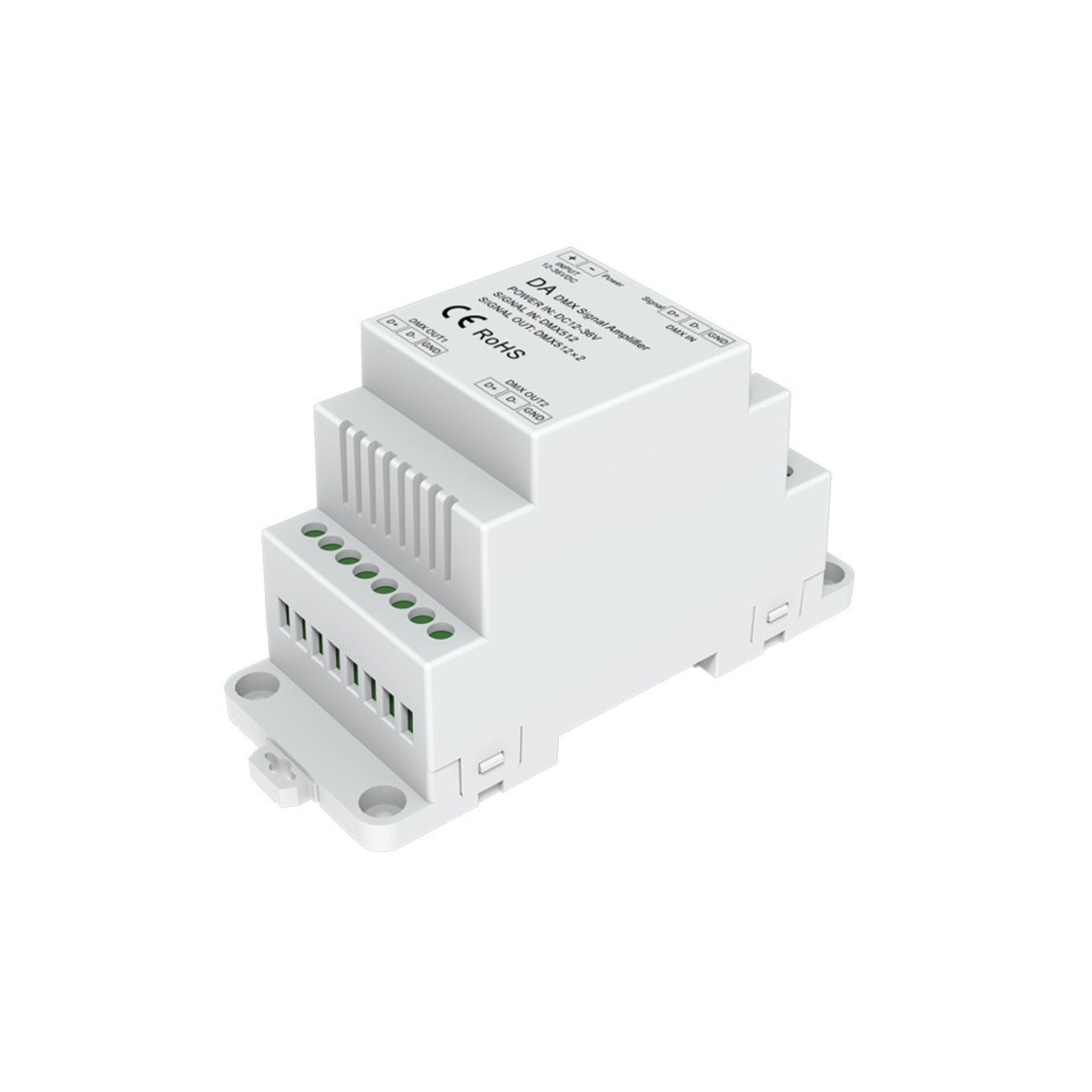 Amplificador de señal / Repetidor DMX - 12-36VDC - 2 canales