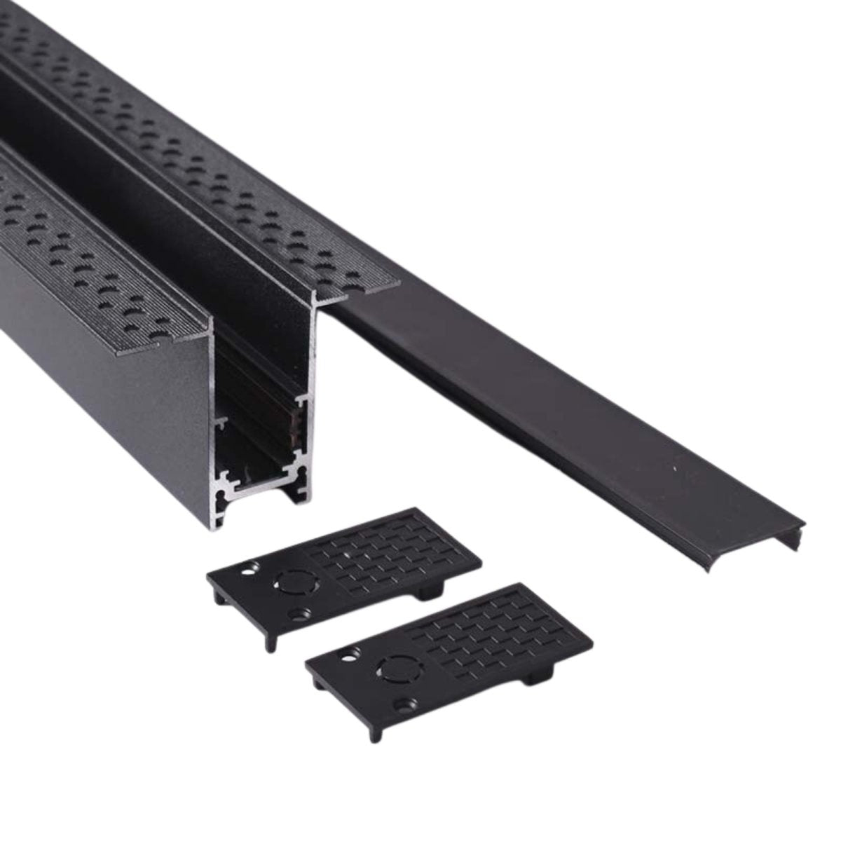 Tapa inicio/fin para carril magnético empotrable, de integración y de superficie - Barcelona Led-Accesorios