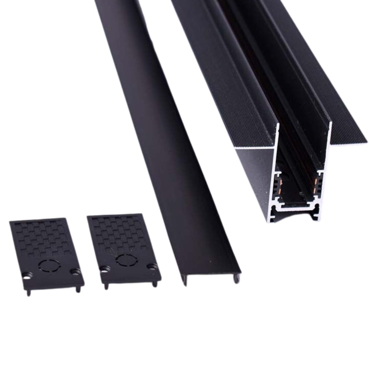 Tapa inicio/fin para carril magnético empotrable, de integración y de superficie - Barcelona Led-Accesorios