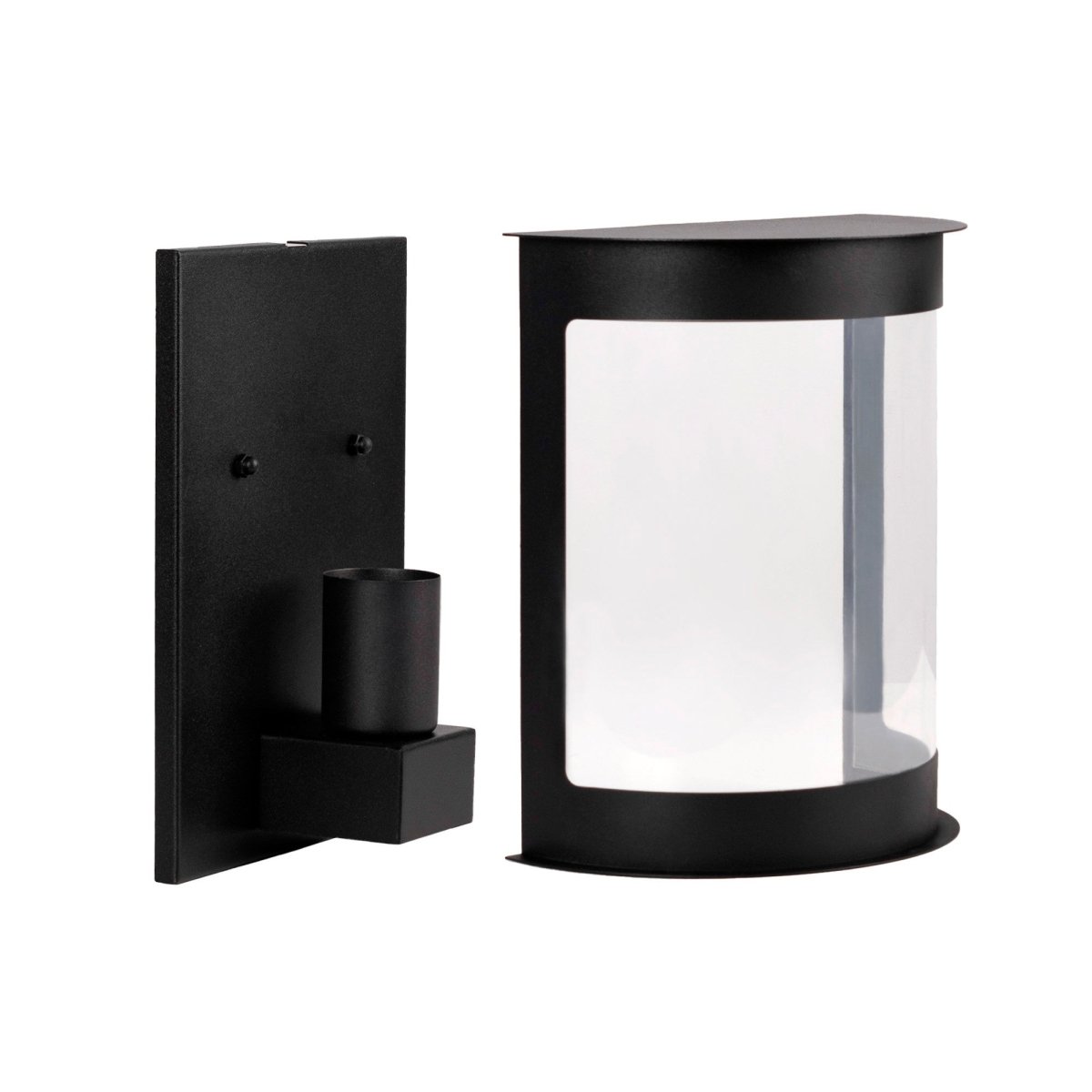 Aplique de pared exterior en aluminio "Dona" - IP44 - E27 - Barcelona Led-Decoración