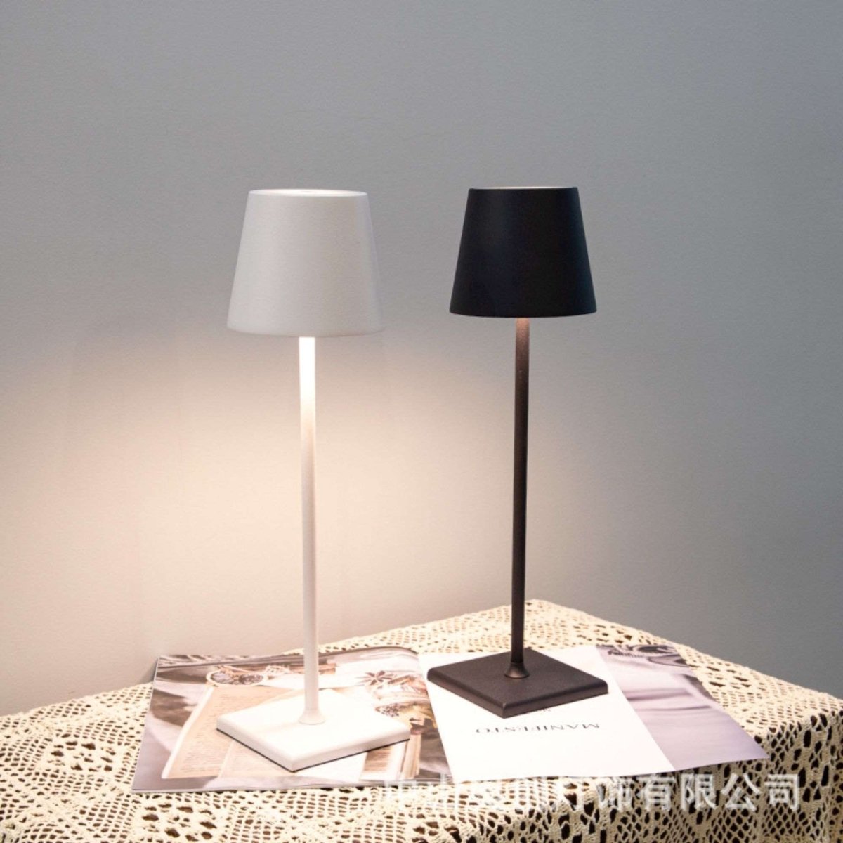 Lámpara de mesa portátil LED CCT "Laura" - 1,5W - Táctil - Intensidad regulable - Barcelona Led-Decoración
