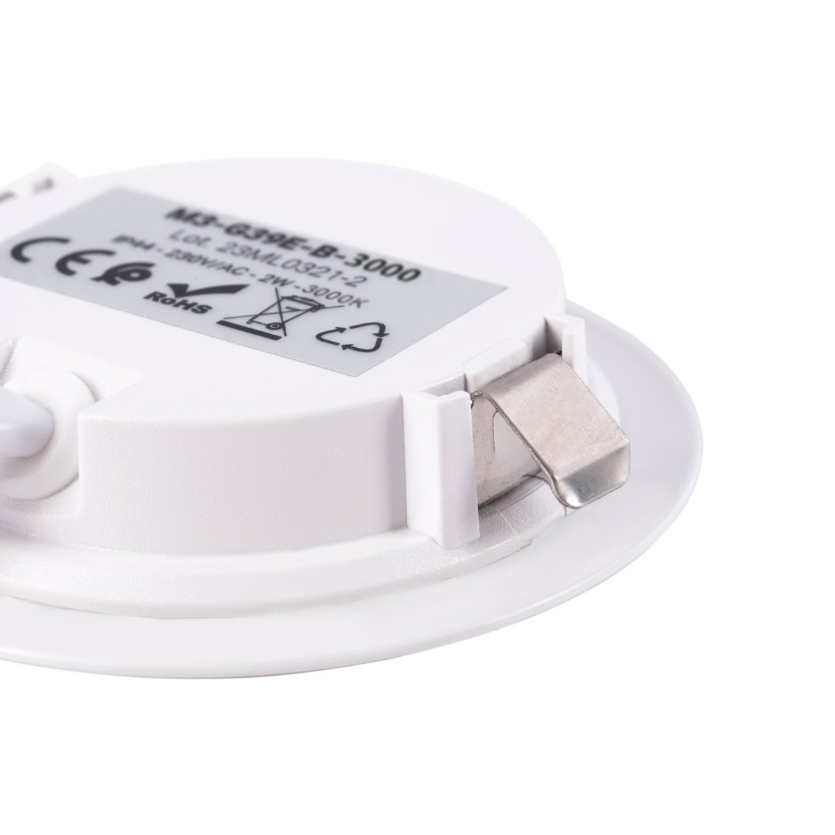 Downlight LED bajo mueble empotrable 2W 220V AC - IP44 - Barcelona Led-