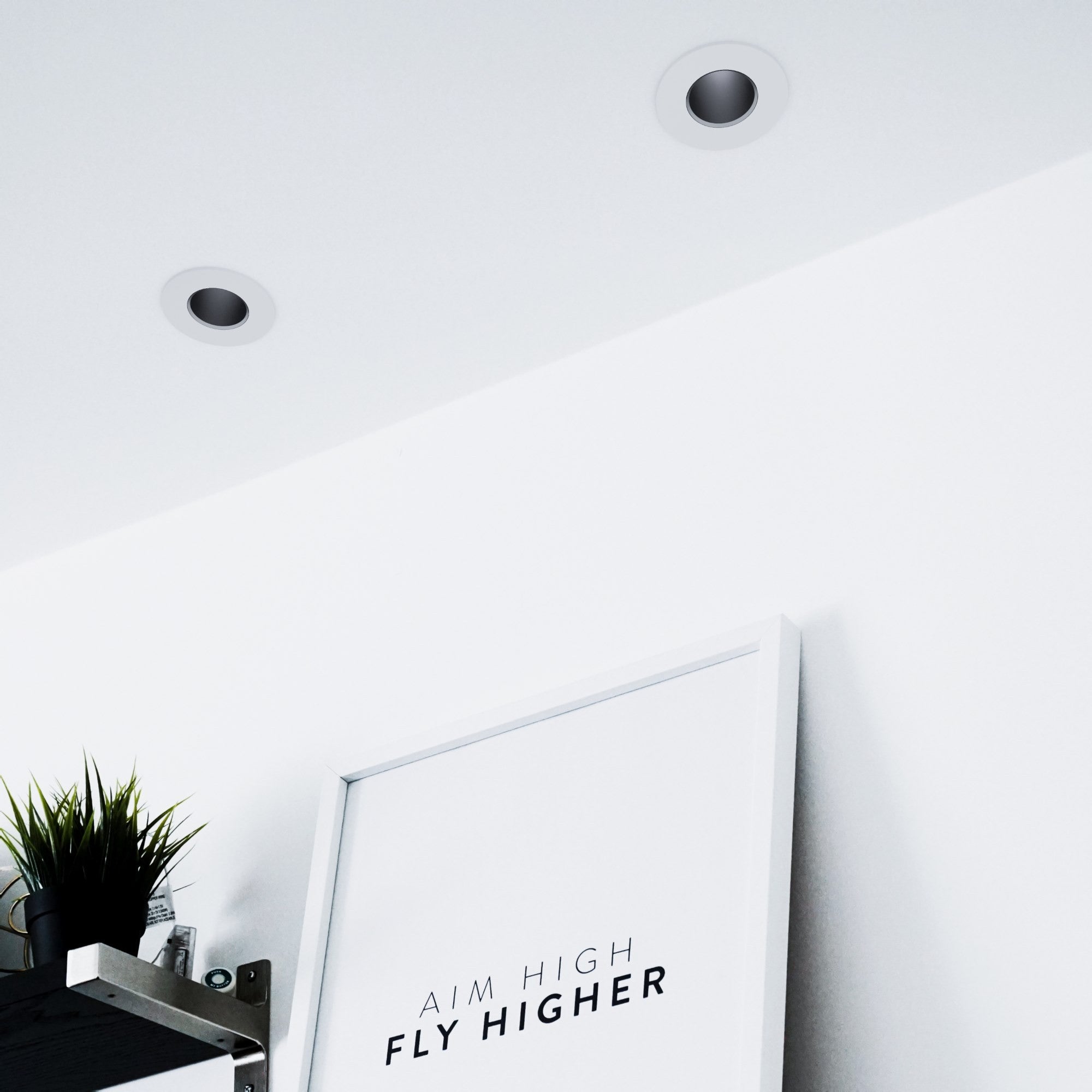 Aro downlight circular basculante para bombilla GU10 / MR16 - Bajo UGR - Corte Ø75 mm (42)