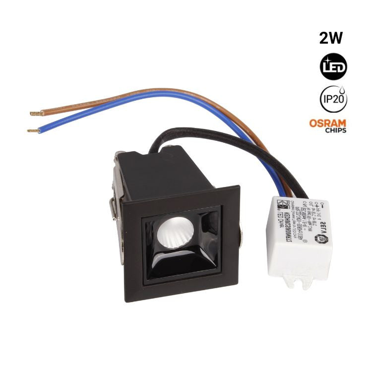Foco lineal LED empotrable 2W - UGR18 - CRI90 - Chip OSRAM (12)