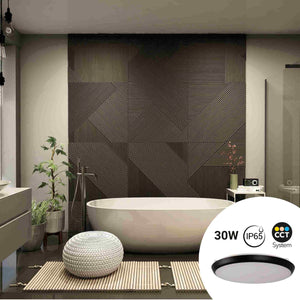 Plafón LED techo estanco CCT - 30W - Ø35cm - 3180lm - IP65 (8)