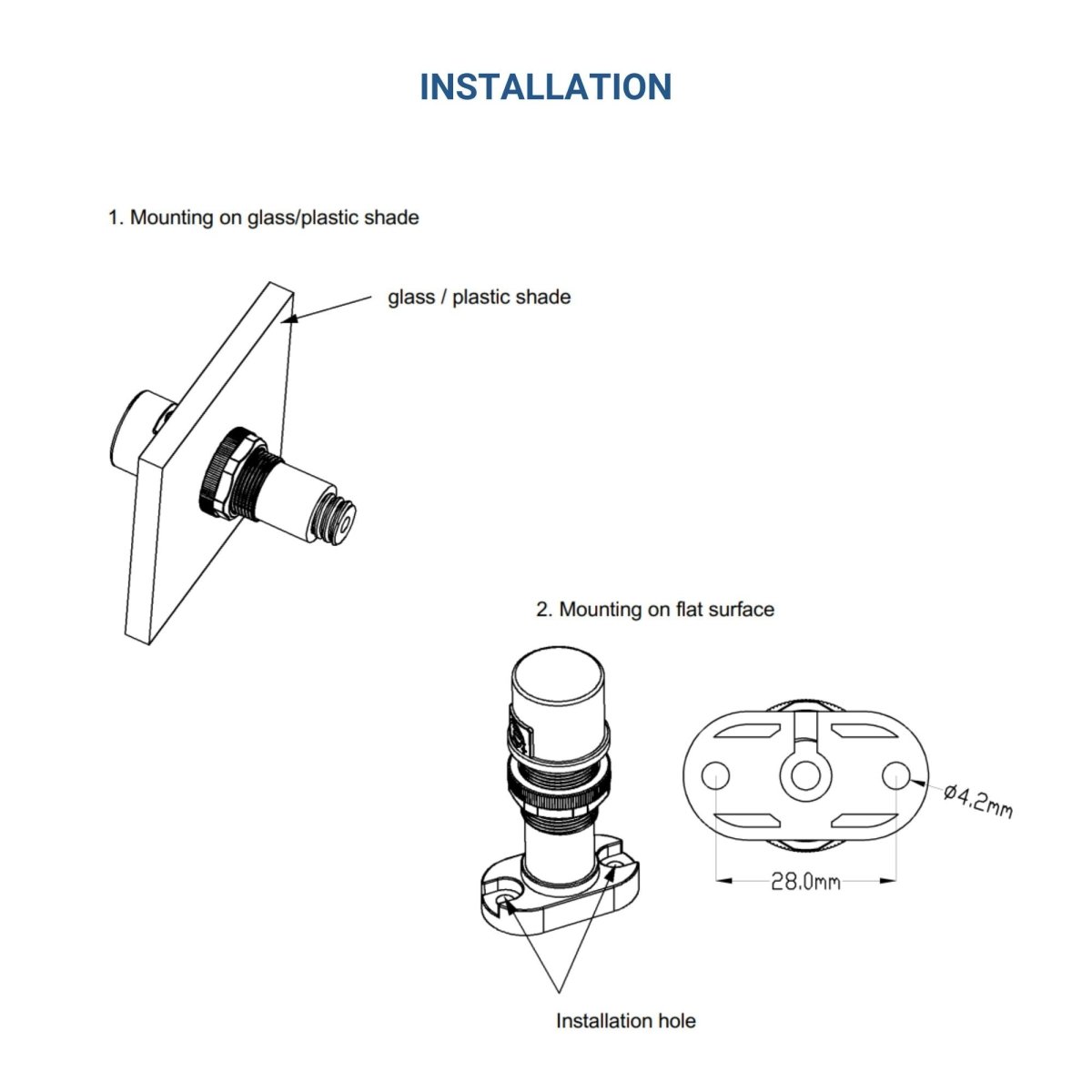 Sensor de luz fotoeléctrico Crepuscular 360º de superficie o empotrar - Regulación 1-10V-DC - Barcelona Led-