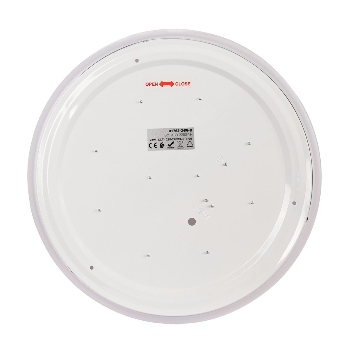 Plafón LED circular de superficie 24W CCT - Ø38cm - 1780lm - IP20 - Barcelona Led-