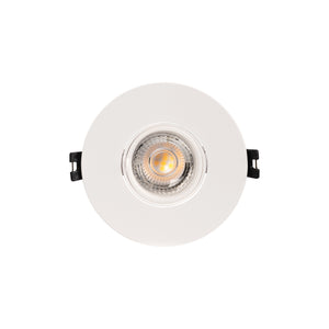 Aro downlight circular basculante para bombilla GU10 / MR16 - Corte Ø75 mm (3)