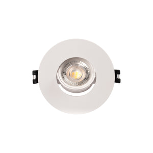 Aro downlight circular basculante para bombilla GU10 / MR16 - Corte Ø75 mm (4)