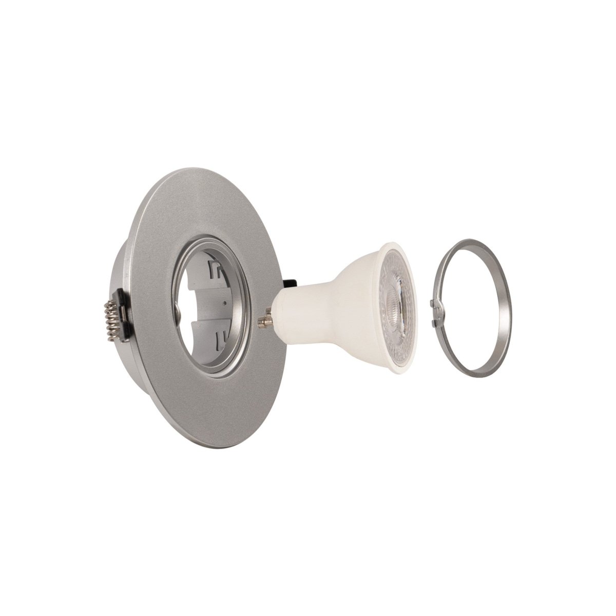 Aro downlight circular basculante para bombilla GU10 / MR16 - Corte Ø75 mm - Barcelona Led-