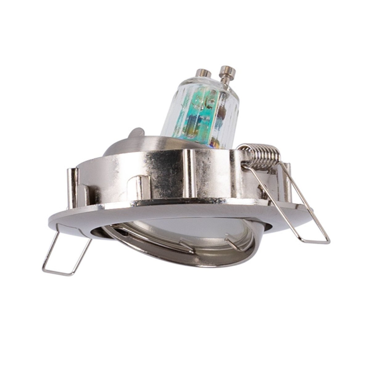 Aro downlight circular basculante para bombilla GU10 / MR16 - Corte Ø72 mm - Barcelona Led-