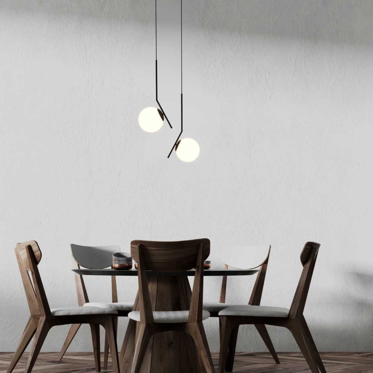 Lámpara colgante bola cristal "HERMI" - E27 - Barcelona Led-Decoración