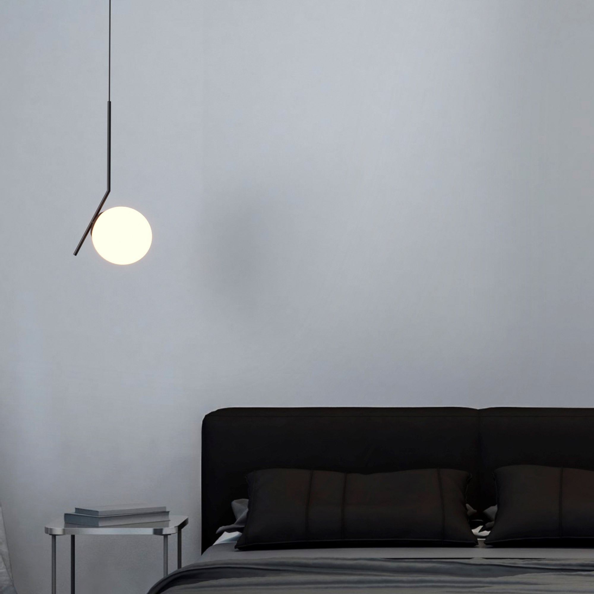 Lámpara colgante bola cristal "HERMI" - E27 (17)