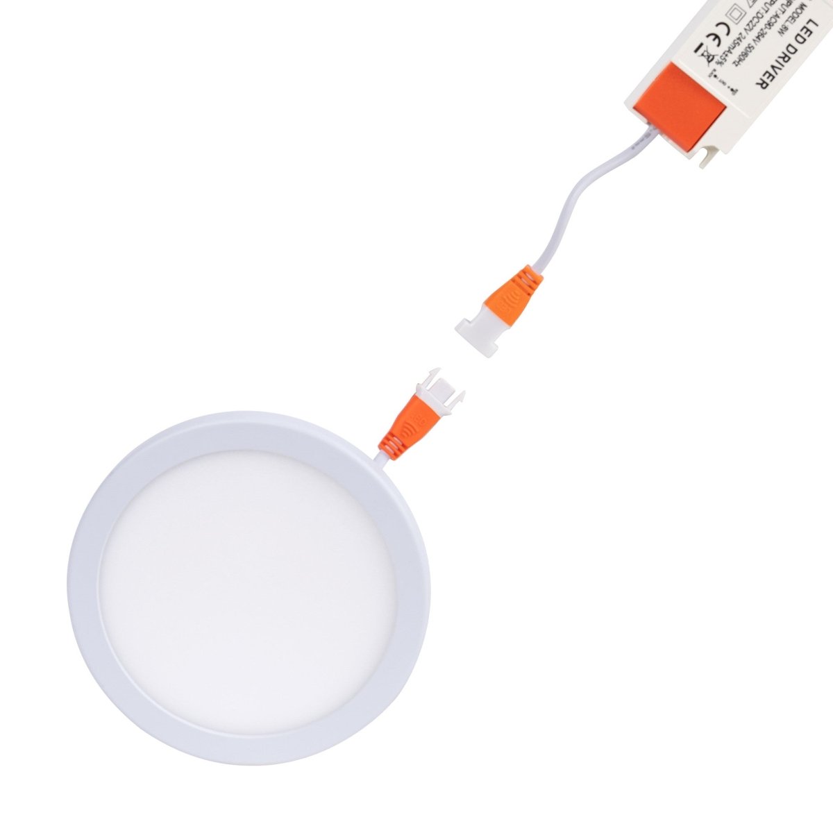Downlight LED circular empotrable 8W - Diámetro de corte ajustable: Ø 50-90mm - Barcelona Led-