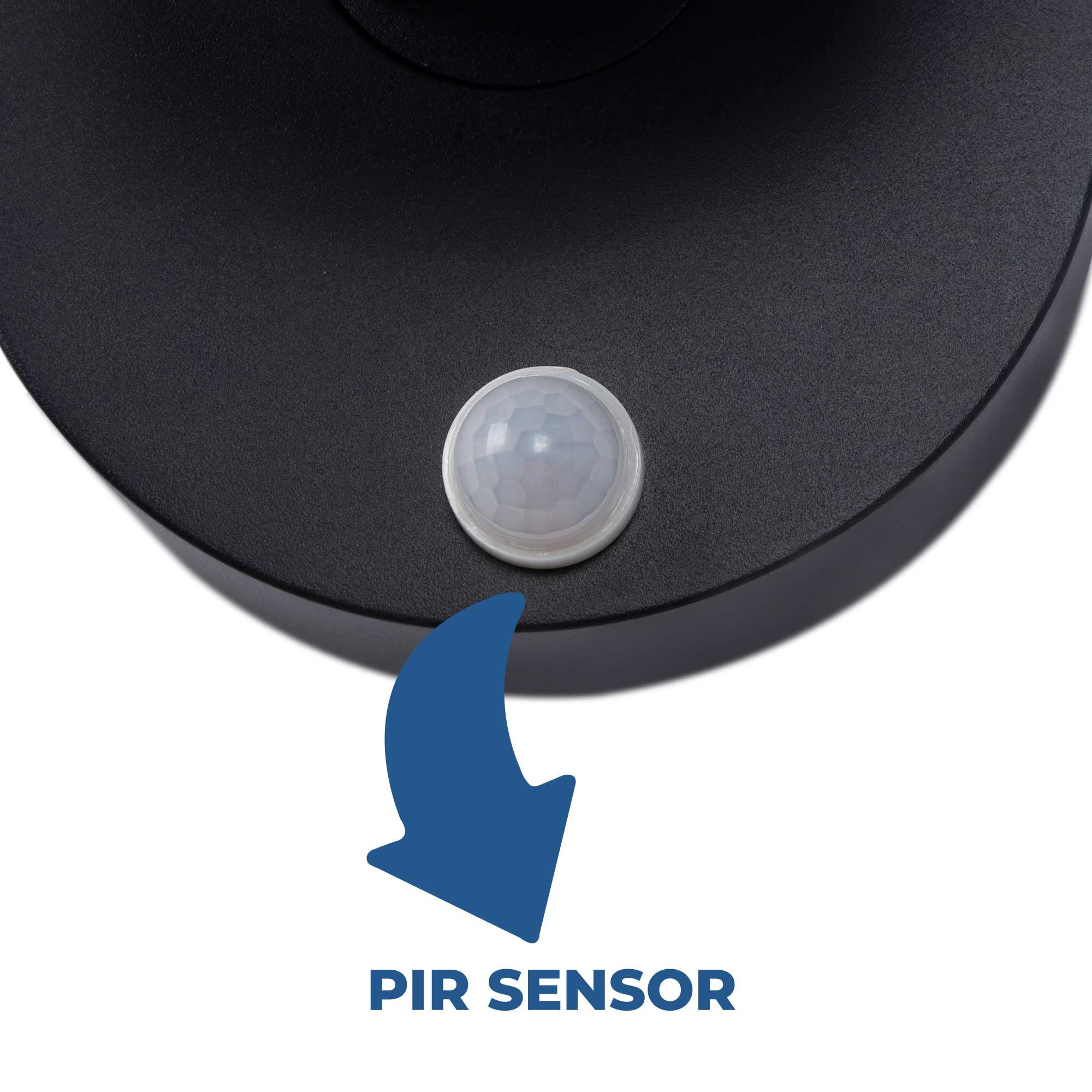 Aplique de pared exterior con sensor PIR  "Stan" - 12,5W - Orientable - 3000K - IP54 (15)