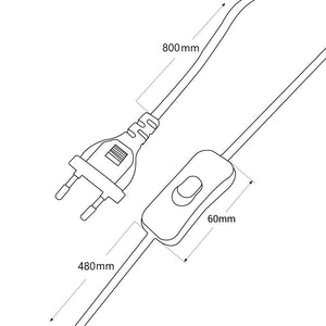 Aplique de pared con brazo articulado y enchufe "SILVA" (13)