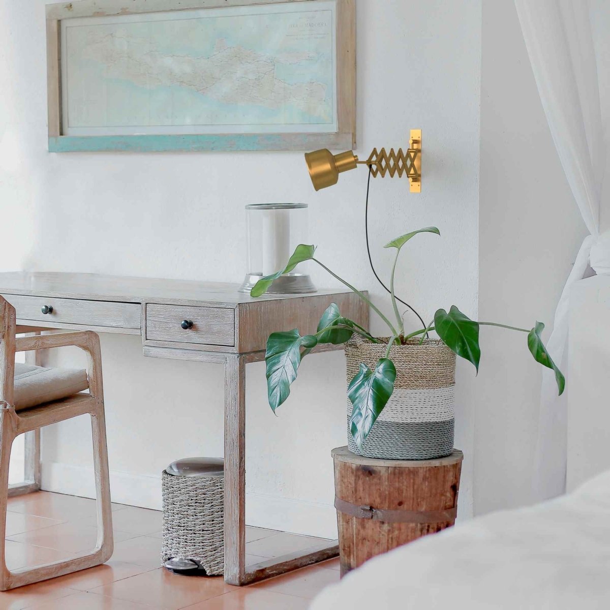 Aplique de pared interior vintage con fuelle  "ROMA" - E27 - Barcelona Led-Decoración