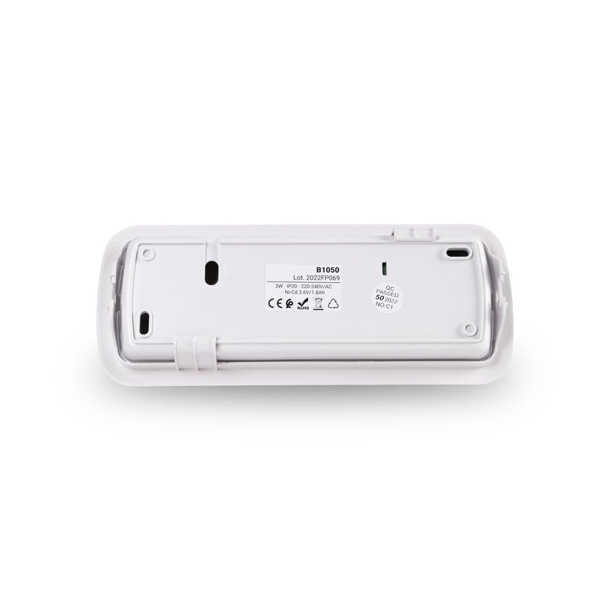 Pack x 2 - Luz de emergencia LED 3W - 250lm - 3 h de autonomía - Barcelona Led-Iluminación