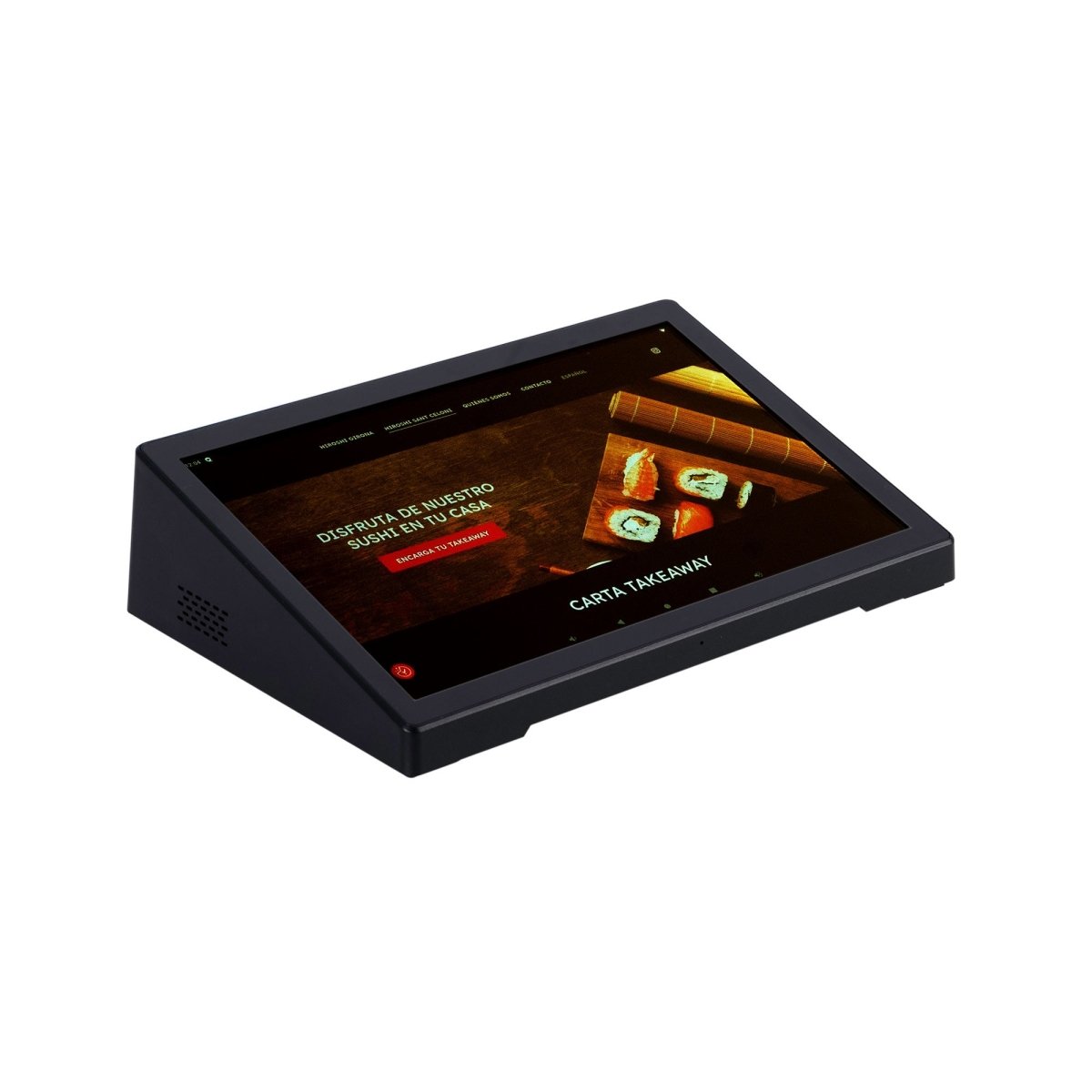 Display publicitario LCD de mesa 10.1'' - Pantalla horizontal - Táctil - Android 10 - Barcelona Led-Signage