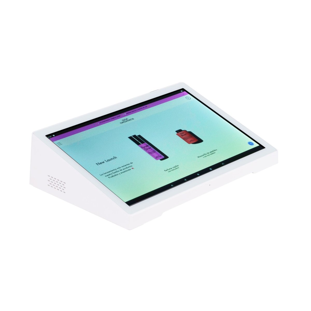 Display publicitario LCD de mesa 10.1'' - Pantalla horizontal - Táctil - Android 10 - Barcelona Led-Signage