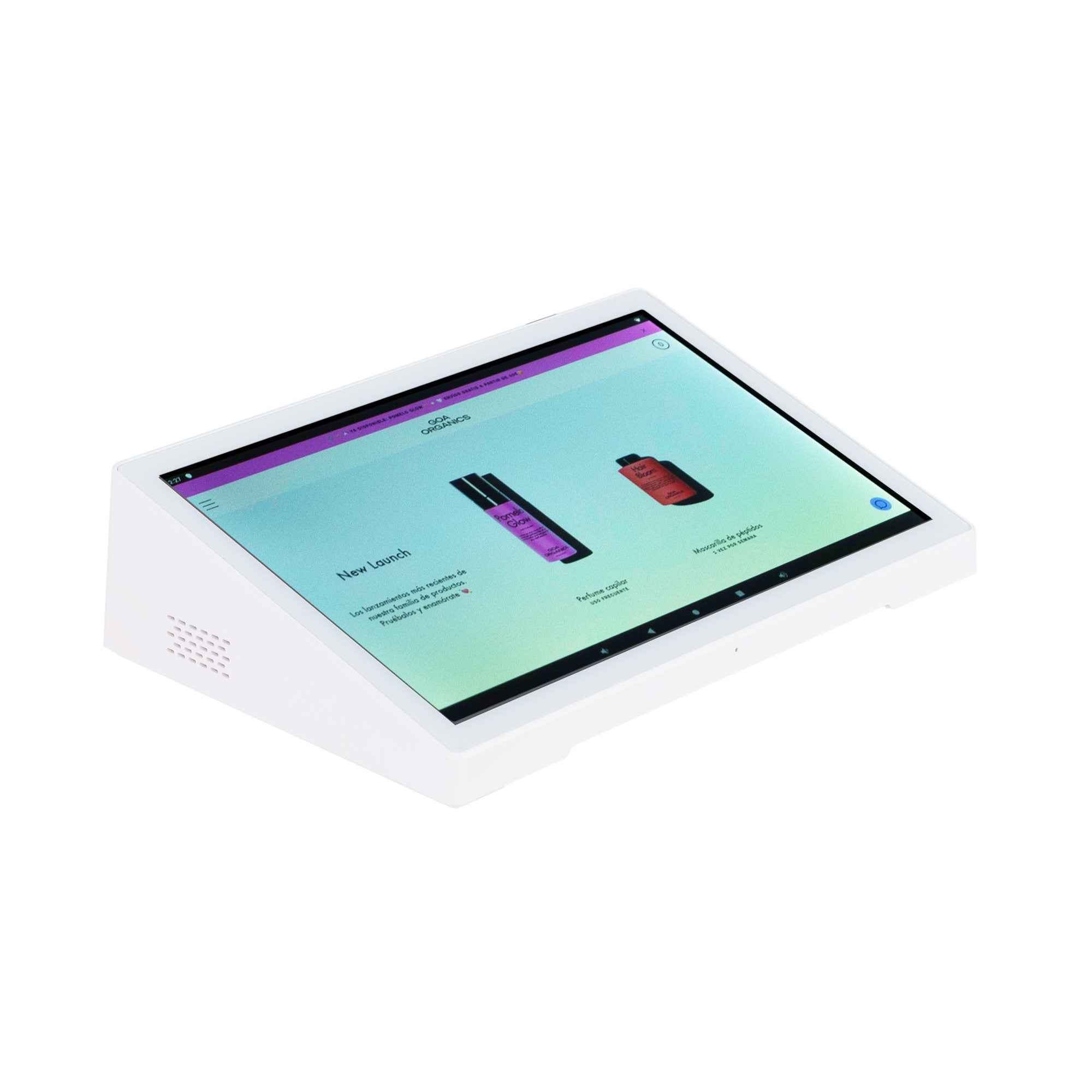 Display publicitario LCD de mesa 10.1'' - Pantalla horizontal - Táctil - Android 10 (18)