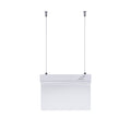 Hanging permanent emergency light with 