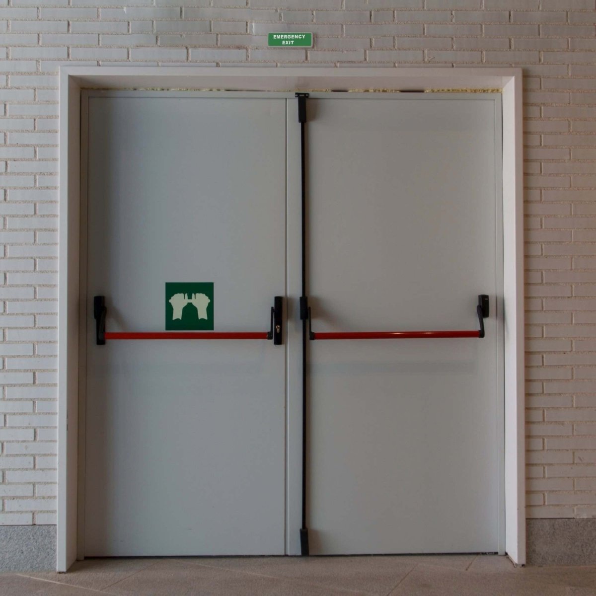 KIT Pictograma autoadhesivo "Emergency Exit" + Luz de emergencia 3W - Barcelona Led-