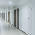 Recessed permanent emergency light with 