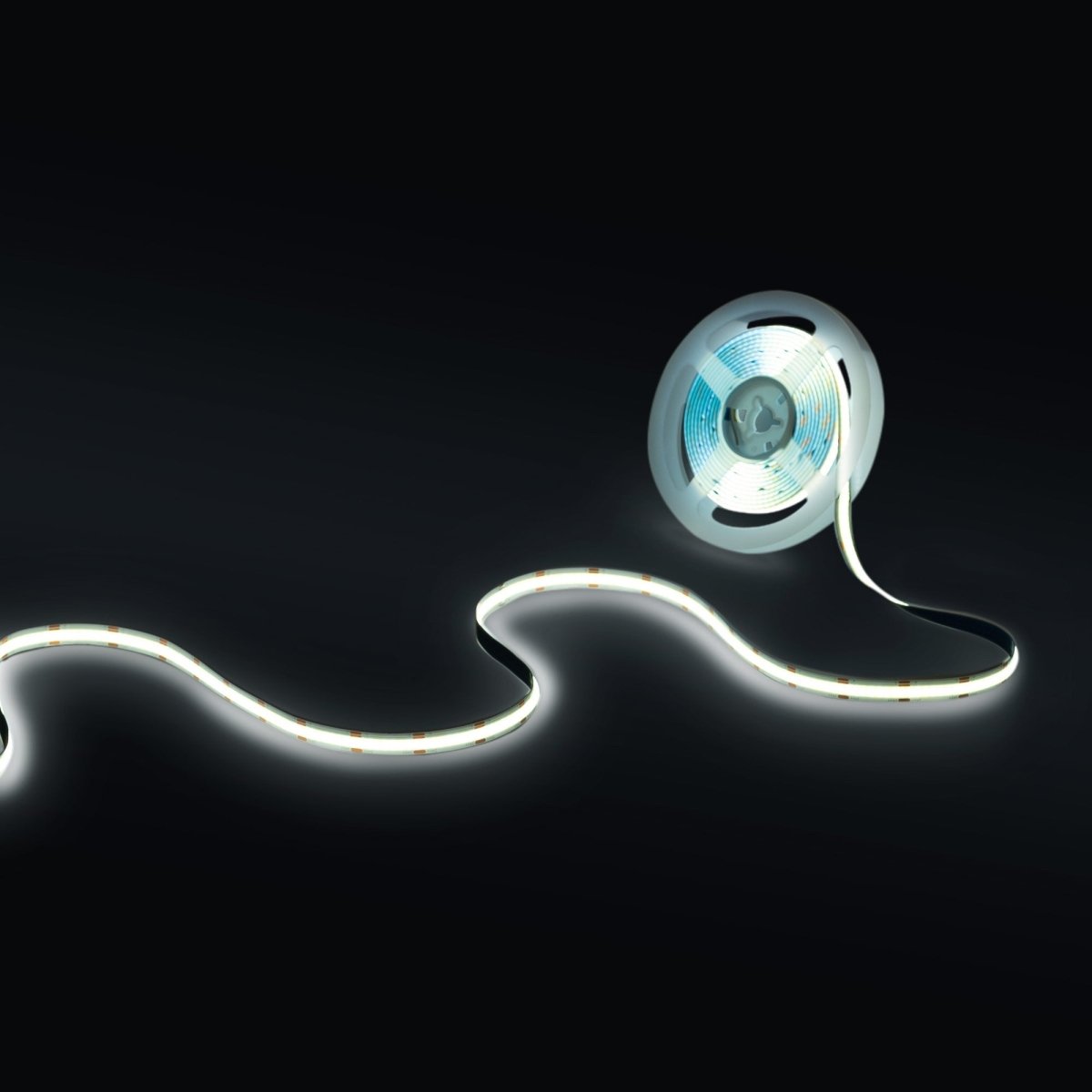 Tira LED COB 24V DC - CCT - 14W/m - 10mm - IP20 - Rollo de 5 metros - Corte cada 26mm - Barcelona Led-