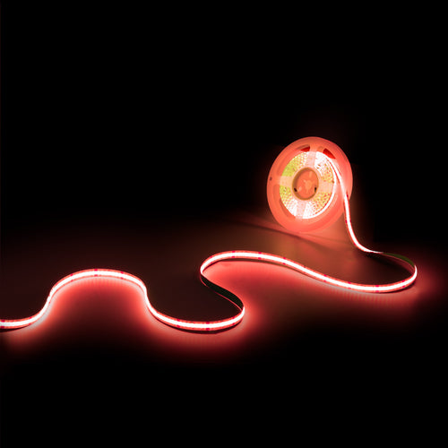 COB LED-Streifen 24V DC - RGB - 12W/m - 10mm - IP20 - 5 m Rolle - alle 33mm kürzbar