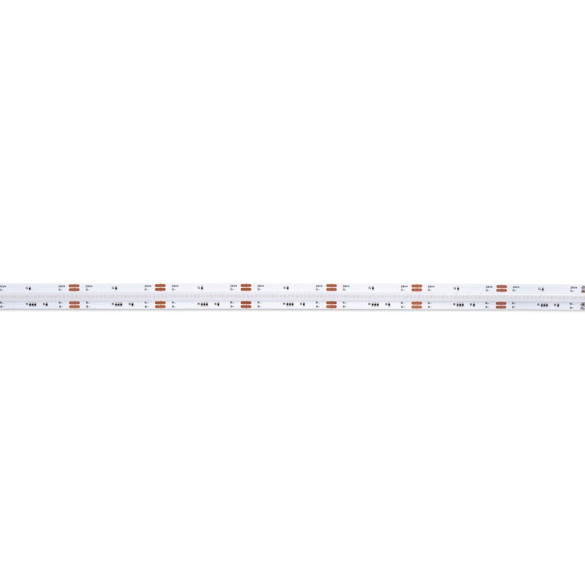 Tira LED COB 24V DC - RGB - 12W/m - 10mm - IP20 - Rollo de 5 metros - Corte c/33mm - Barcelona Led-