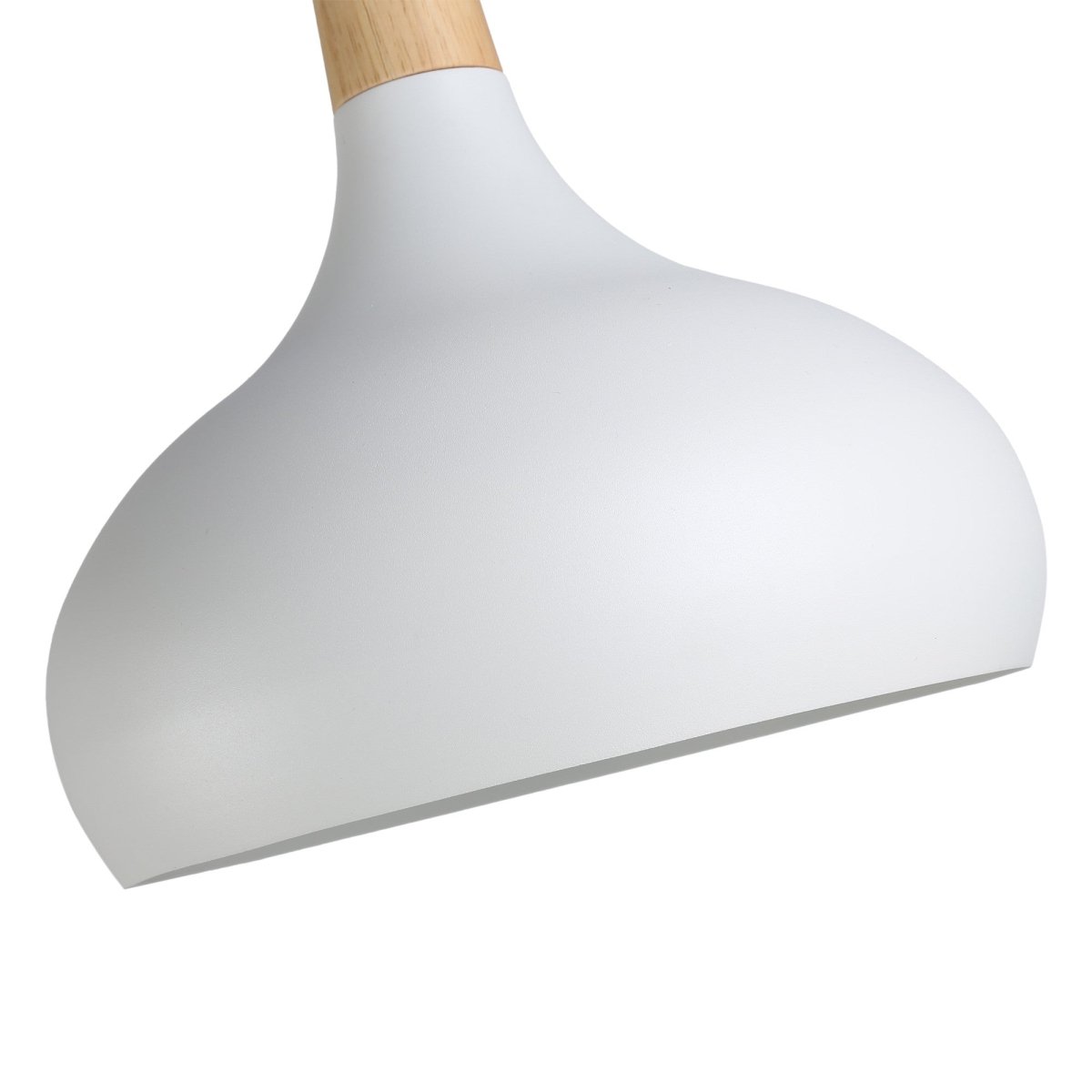 Lámpara colgante de metal y madera "Loop" - Barcelona Led-Decoración