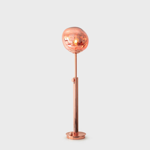 Designer-Stehleuchte „Ana“ – Höhenverstellbar – Kupferfarben