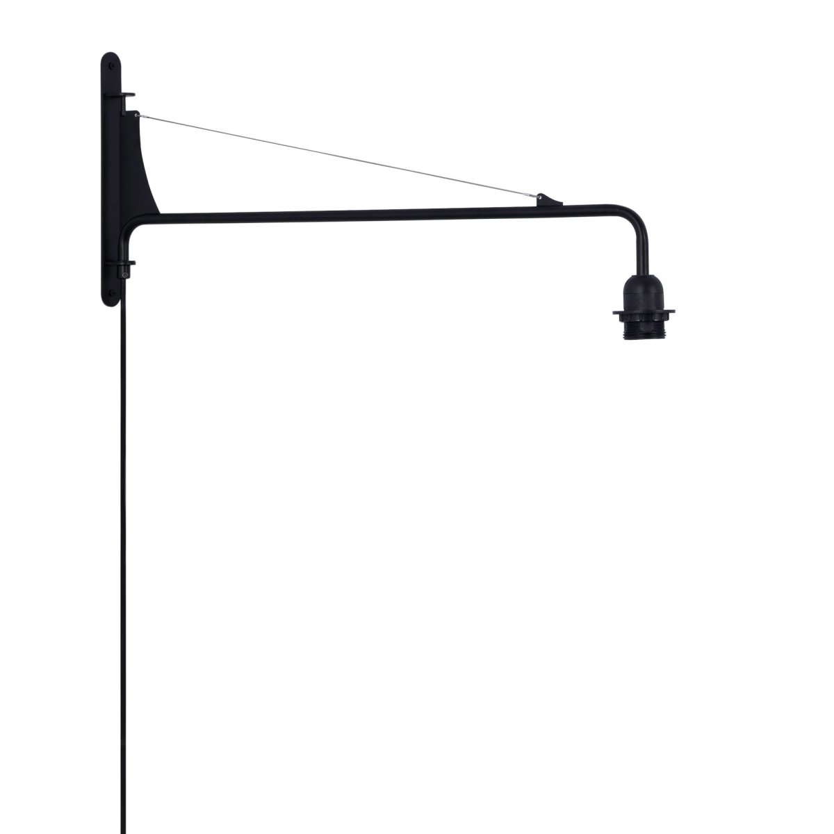 Aplique de pared orientable con cable y enchufe "Pitt" - Barcelona Led-Decoración