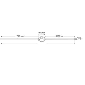 Lámpara de pie de diseño "Olivia" Negro (8)