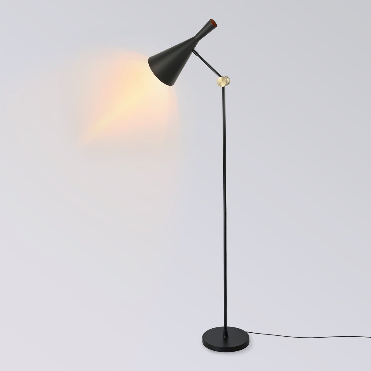 Lámpara de pie de diseño "Olivia" Negro - Barcelona Led-Decoración