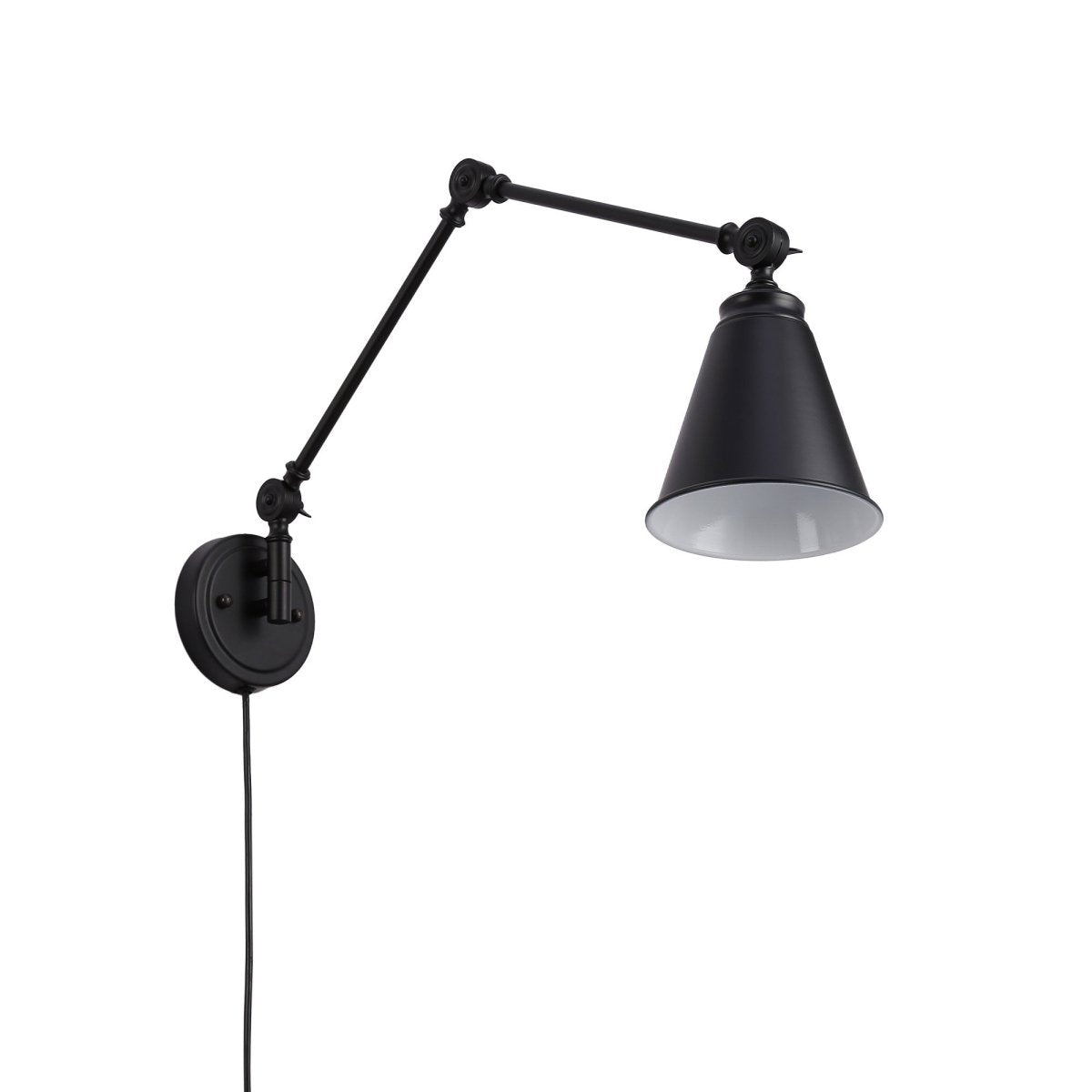 Aplique de pared vintage orientable con cable y enchufe "Tika" - Barcelona Led-Decoración