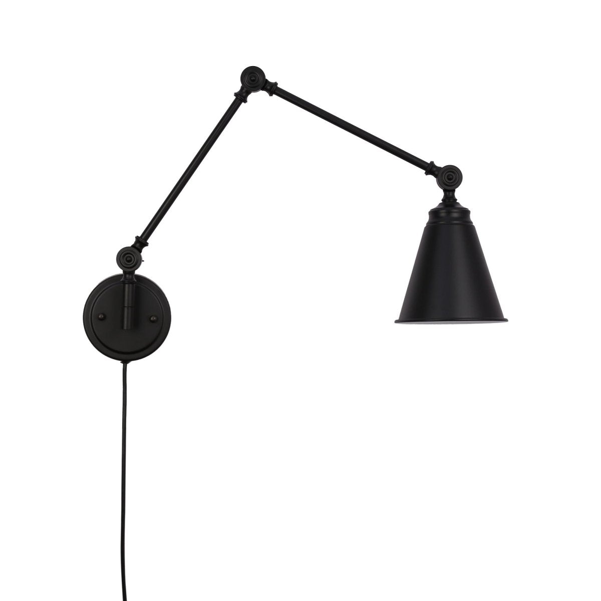 Aplique de pared vintage orientable con cable y enchufe "Tika" - Barcelona Led-Decoración
