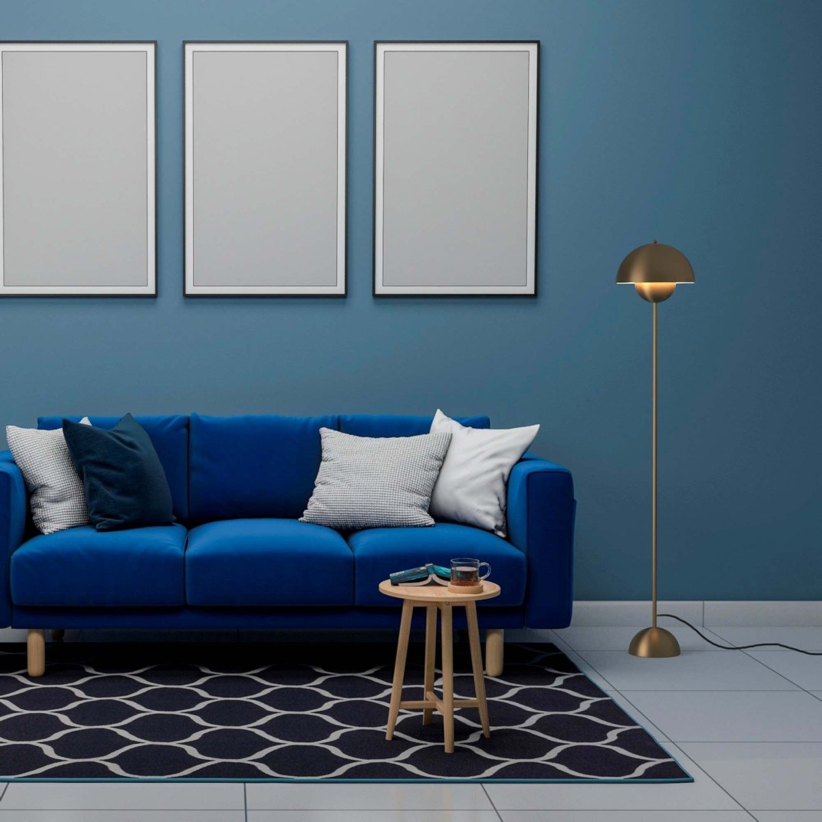 Lámpara de pie de diseño "Shapó" - Barcelona Led-Decoración