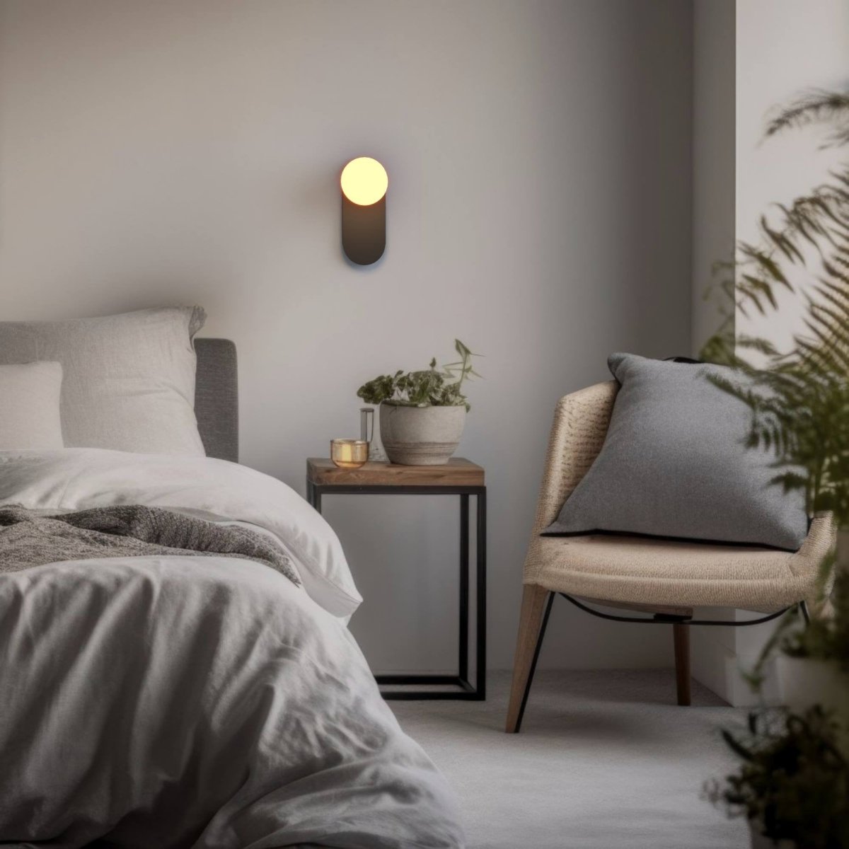 Aplique de pared bola cristal "Brian" - E27 - Barcelona Led-Decoración