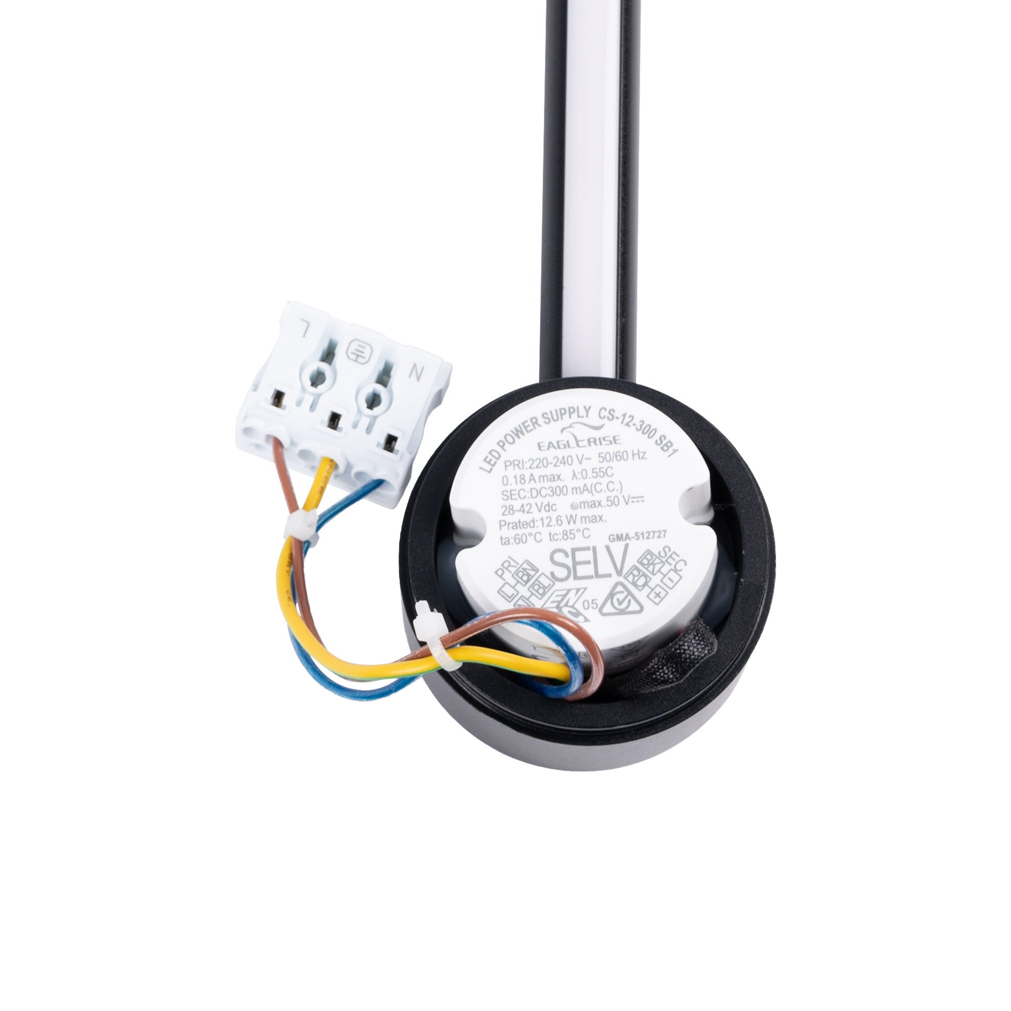 Aplique de pared minimalista lineal "KENDA-R" 10W - Rotatorio 360º - Blanco Cálido (11)