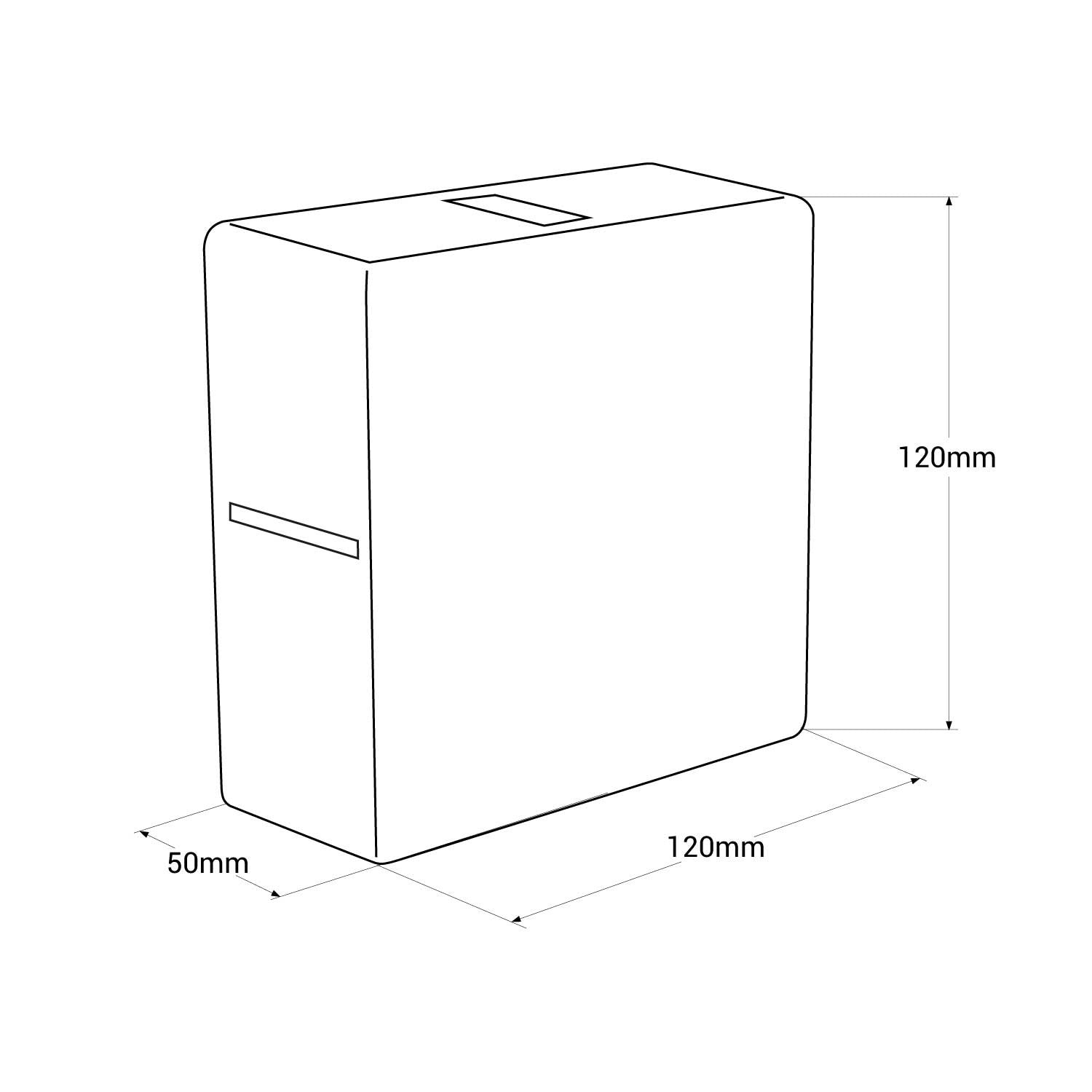 Aplique de pared exterior LED cuadrado "Karen 4" - 6W - IP54 - Emisión de luz cuatro caras (2)