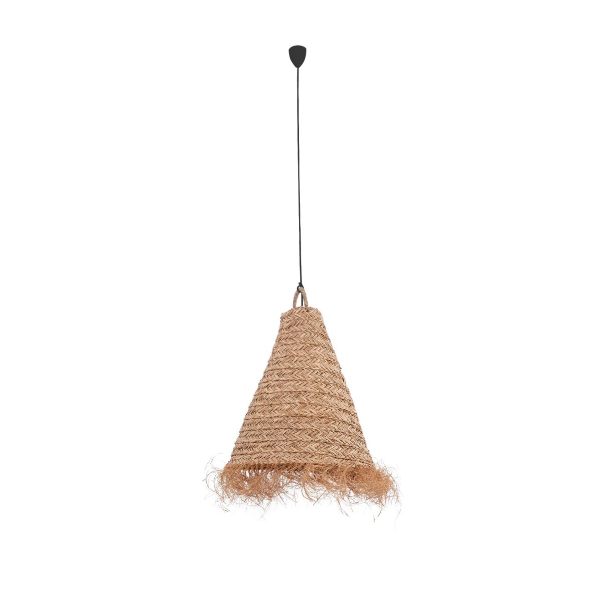 Lámpara colgante de fibras naturales "NAM XL" - Barcelona Led-Decoración