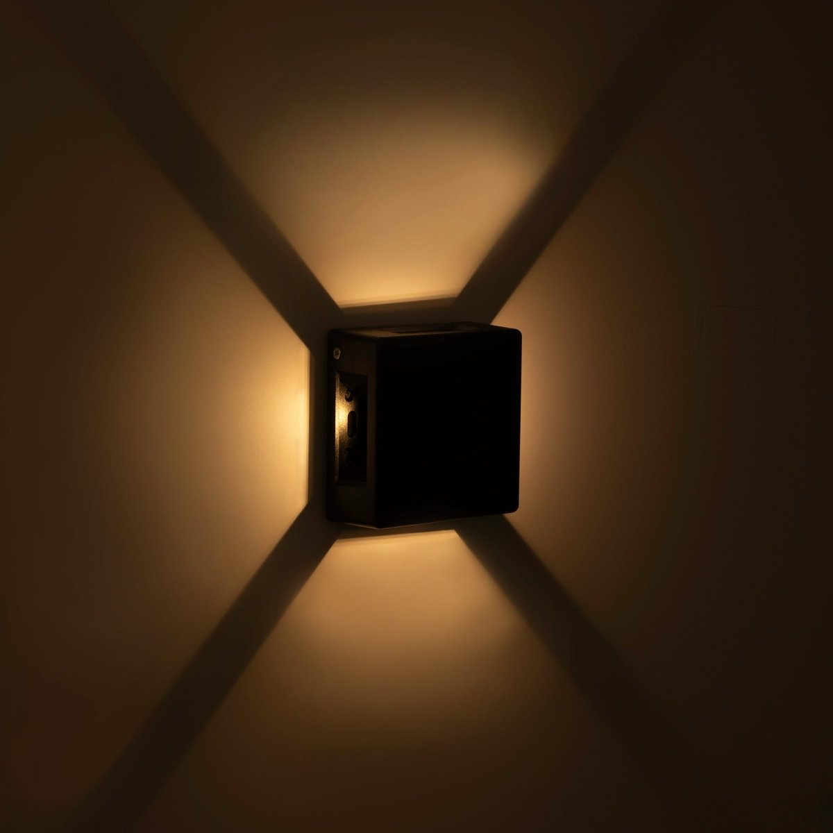 Aplique de pared exterior LED cuadrado "Square 4" - 6W - IP54 - Barcelona Led-Decoración