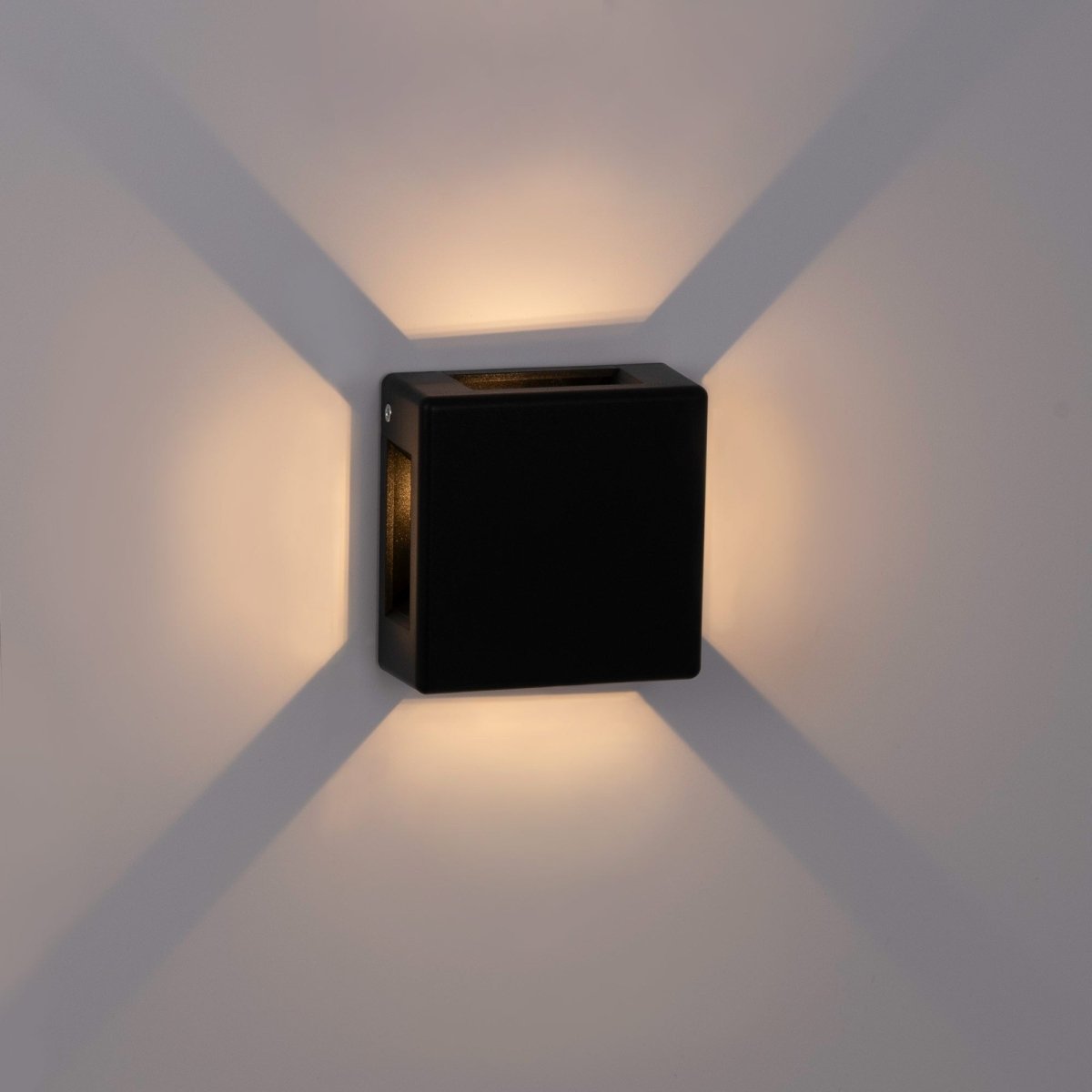 Aplique de pared exterior LED cuadrado "Square 4" - 6W - IP54 - Barcelona Led-Decoración