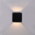 Aplique de parede exterior LED quadrado 