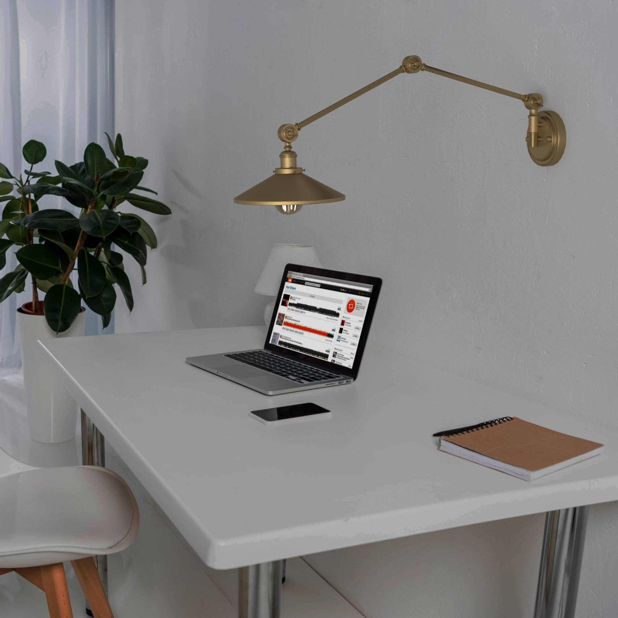 Aplique de pared vintage orientable "Wallen" (44)