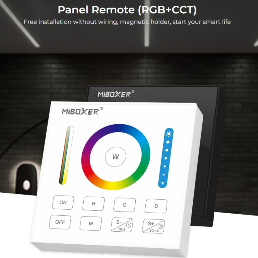Panel de control táctil RGB+CCT - 1 zona - Negro - Milight (14)