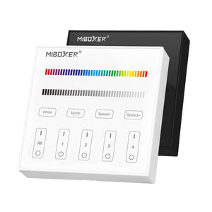 Panel de control táctil RGB y RGBW - 4 zonas - Blanco - Mi-Light (6)